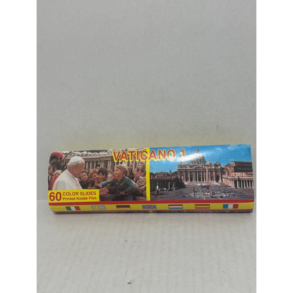 Vintage Vaticano 1 60 Color Slides Kodak Film Rome Italy Souvenir Set
